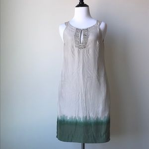 CLOSING SALE Silk Watercolor Shift Dress